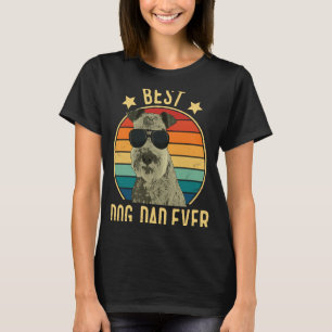 Der beste Hund Vater je Lakeland Terrier Vatertag T-Shirt