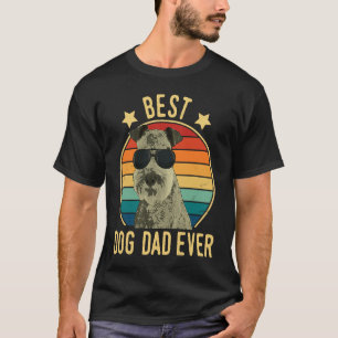 Der beste Hund Vater je Lakeland Terrier Vatertag T-Shirt