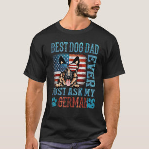 Der beste Hunde-Vater Fragte gerade meinen deutsch T-Shirt