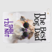 Der beste Hundedad Shih Tzu Not Vathage Day Golfhandtuch (Horizontal)