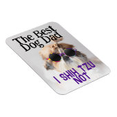 Der beste Hundedad Shih Tzu Not Vathage Day Magnet (Rechte Seite)