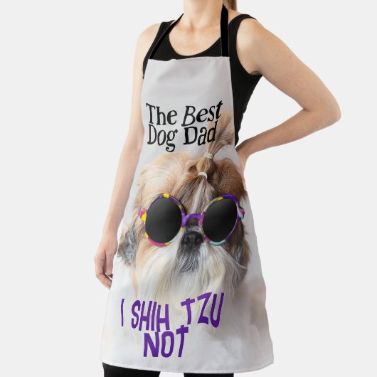 Der beste Hundedad Shih Tzu Not Vathage Day Schürze (InSitu)