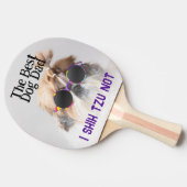 Der beste Hundedad Shih Tzu Not Vathage Day Tischtennis Schläger (Seitenansicht)
