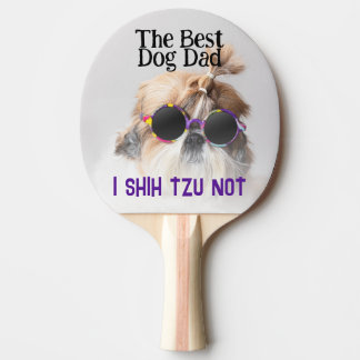 Der beste Hundedad Shih Tzu Not Vathage Day Tischtennis Schläger
