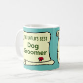 Der beste Hundeschneider der Welt. Kaffeetasse (Vorderseite Links)