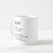 Der beste Hundevater jemals Custom Kaffeetasse (Vorderseite Links)