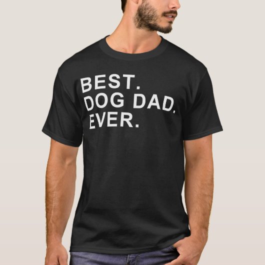 Der beste Hundevater T-Shirt (Vorderseite)