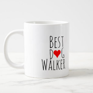 Der beste Hundewanderer aller Zeiten. Jumbo-Tasse