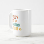 Der beste 'Hundezüchter' der Welt Kaffeetasse (Vorderseite Links)
