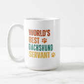 Der beste 'Hundezüchter' der Welt Kaffeetasse (Links)