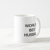 Der beste HUSBAND der Welt Kaffeetasse (VorderseiteRechts)