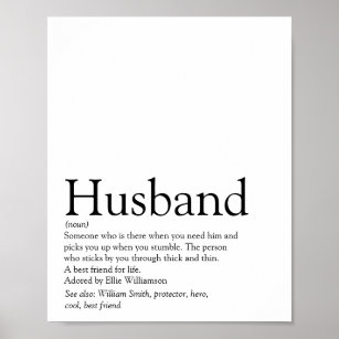 Der beste Husband der Welt - Moderner Spaß Poster