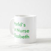 Der beste Individuelle Name der Welt Kaffeetasse (Vorderseite Links)