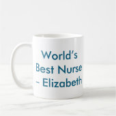 Der beste Individuelle Name der Welt Kaffeetasse (Links)