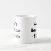 Der beste Individuelle Name der Welt Kaffeetasse (Mittel)