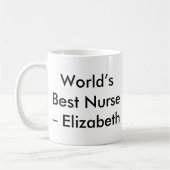Der beste Individuelle Name der Welt Kaffeetasse (Links)