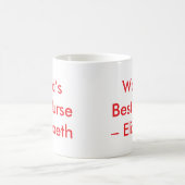 Der beste Individuelle Name der Welt Kaffeetasse (Mittel)