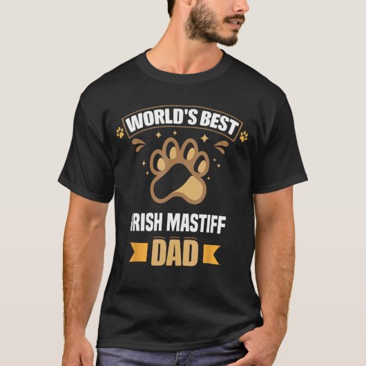 Der beste irische Mastiff-Vater der Welt für gemis T-Shirt (Vorderseite)