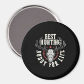 Der beste Jagdbuddy für das Leben Magnet (Vorderseite/Rückseite)