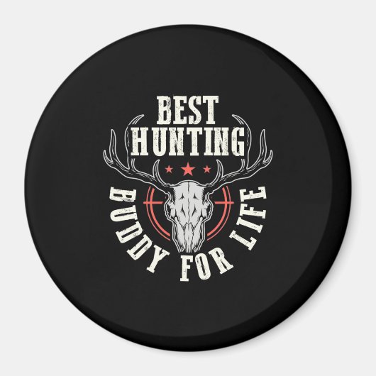 Der beste Jagdbuddy für das Leben Magnet (Vorne)