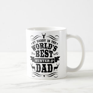 Der beste Jäger u. der Vater meine Vati-Welt Kaffeetasse