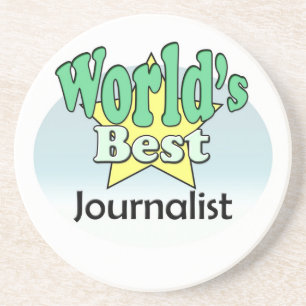 Der beste Journalist der Welt Sandstein Untersetzer