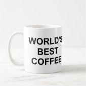 Der beste Kaffee der Welt Kaffeetasse (Links)