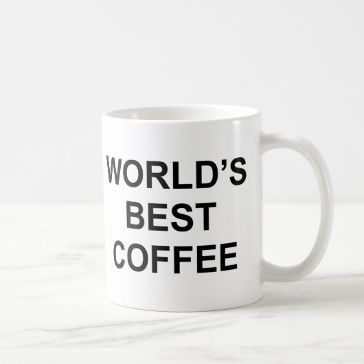 Der beste Kaffee der Welt Kaffeetasse (Rechts)