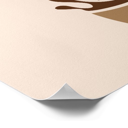 Der beste Kaffee der Welt wird hier serviert Poster (Ecke)