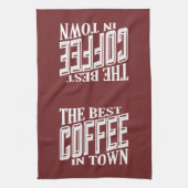 Der beste Kaffee in der Stadt Geschirrtuch (Vertikal)
