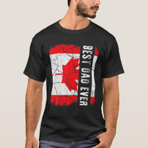 Der beste kanadische Vater je Kanada Daddy Vaterta T-Shirt