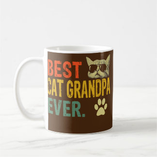 Der beste Katzengroßvater je Vintager Vater Kaffeetasse