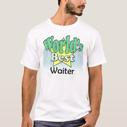 Der beste Kellner der Welt T-Shirt (Vorderseite)