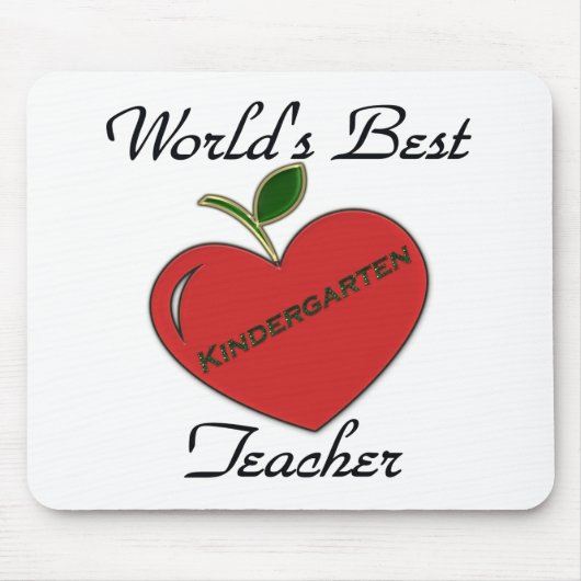 Der beste Kindergarten Teache der Welt Mousepad (Vorne)