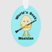 Der beste Klarinettenmusiker der Welt Ornament (Vorderseite)