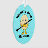 Der beste Klarinettenmusiker der Welt Ornament (Vorderseite)