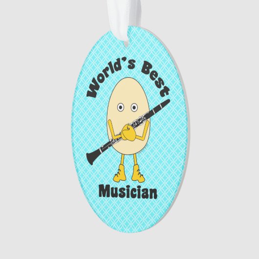 Der beste Klarinettenmusiker der Welt Ornament (Vorderseite)