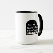 Der beste Klavierlehrer der Grand Piano World Tasse (VorderseiteRechts)