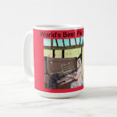 Der beste Klavierlehrer der Welt! Kaffeetasse (Vorderseite Links)