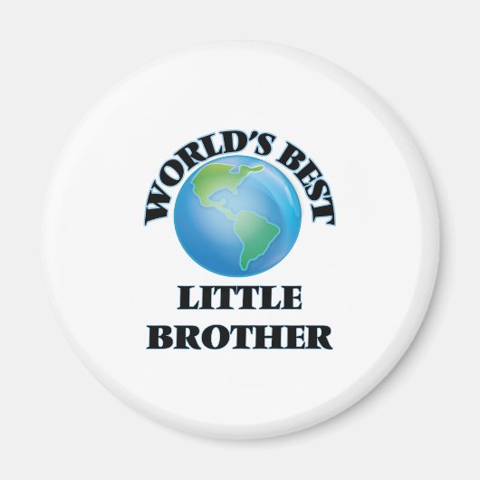 Der beste kleine Bruder der Welt Magnet (Vorne)