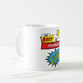 Der beste Klempner aller Zeiten, #plumber Kaffeetasse (Vorderseite Links)