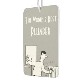 Der beste Klempner der Welt Autolufterfrischer (Links)