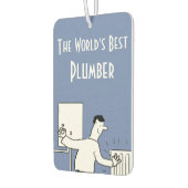 Der beste Klempner der Welt Autolufterfrischer (Links)