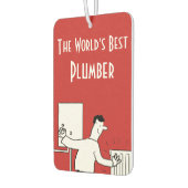 Der beste Klempner der Welt Autolufterfrischer (Links)