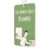 Der beste Klempner der Welt Autolufterfrischer (Links)