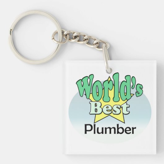 Der beste Klempner der Welt Schlüsselanhänger (Vorderseite)