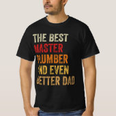 Der beste Klempner und noch besser der Vater T-Shirt (Vorderseite)
