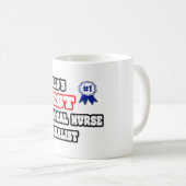 Der beste klinische Krankenpfleger der Welt Kaffeetasse (VorderseiteRechts)