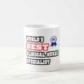 Der beste klinische Krankenpfleger der Welt Kaffeetasse (Mittel)