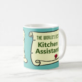 Der beste Koch-Assistent der Welt Kaffeetasse (VorderseiteRechts)
